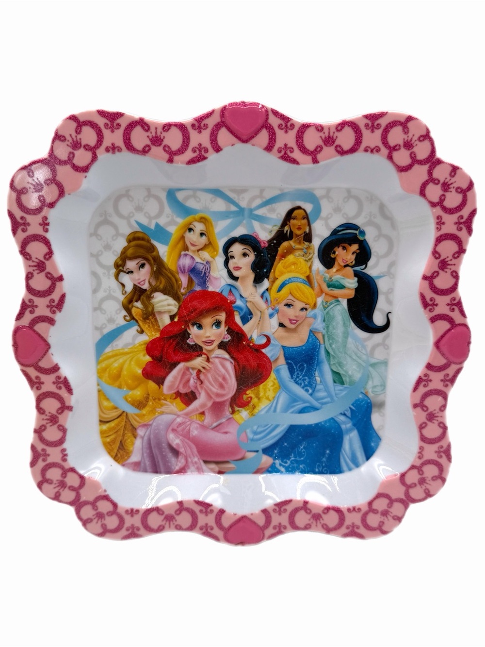 Disney Princess 8” Square Melamine Plate
